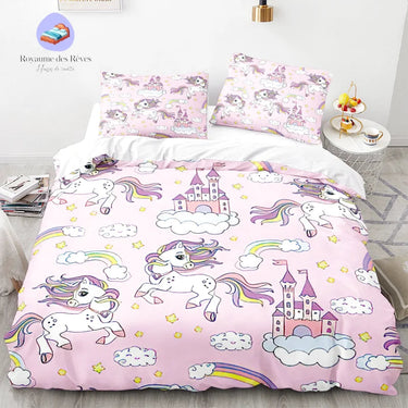 Housse de Couette Licorne Nuage